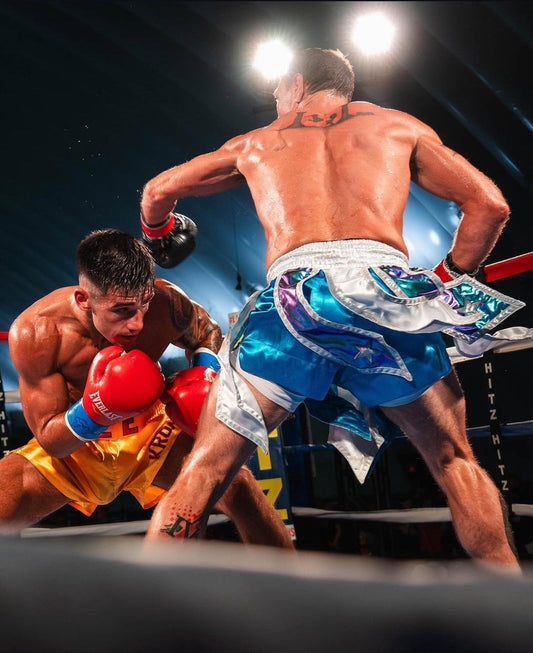 Hunter Lee Kronk Boxer ducking under a punch