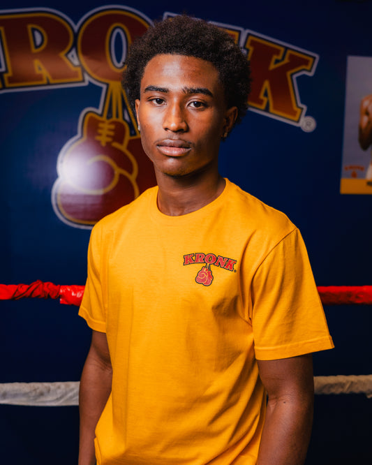 KRONK 'Boxing Team' Gold Ring Spun Tee
