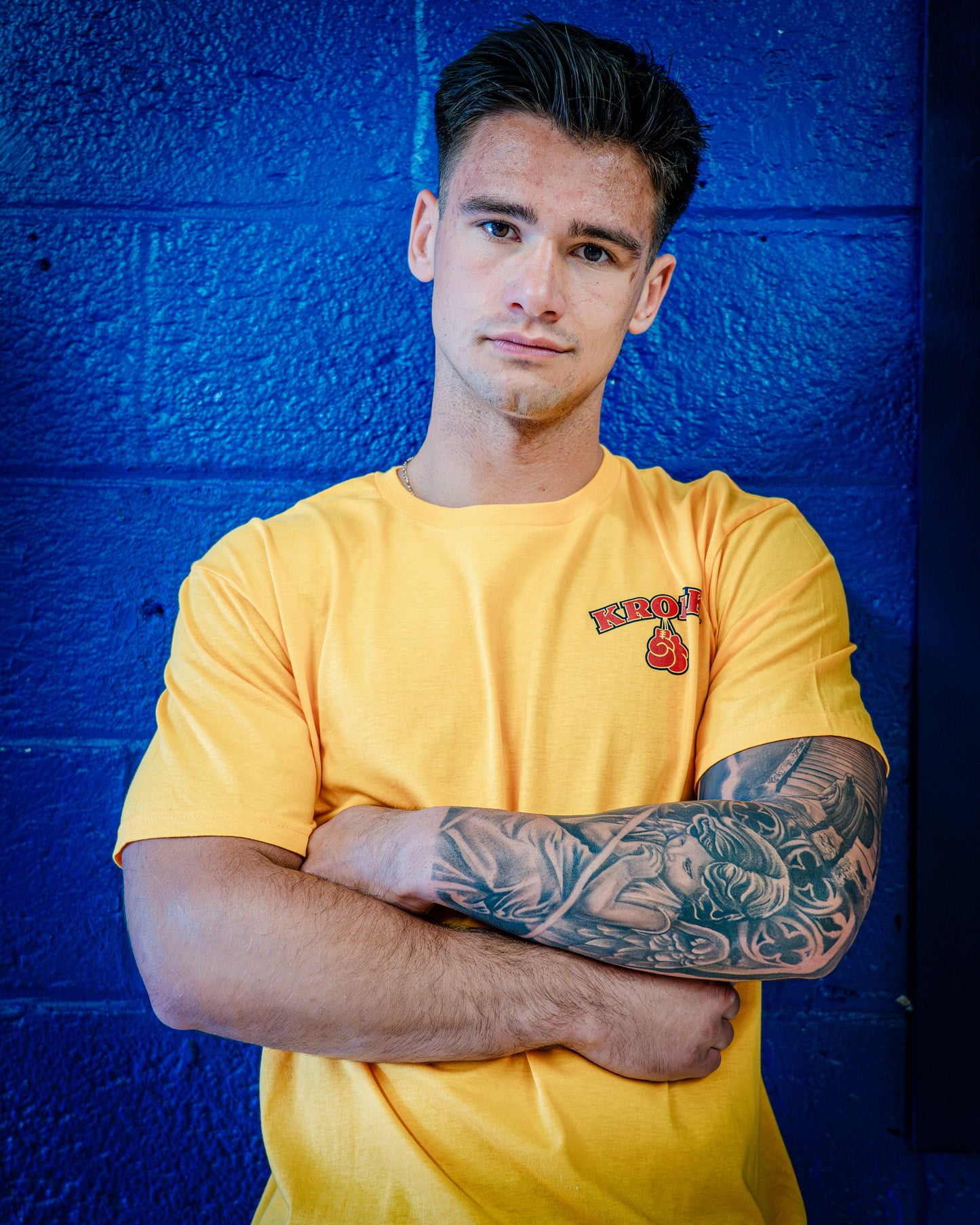 KRONK 'Boxing Team' Gold Ring Spun Tee
