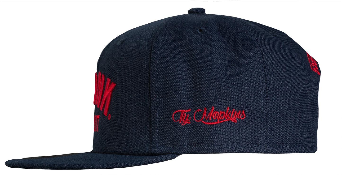 KRONK 'Ty Mopkins Red Arch Logo' New Era 9Fifty Snapback - Navy/Red