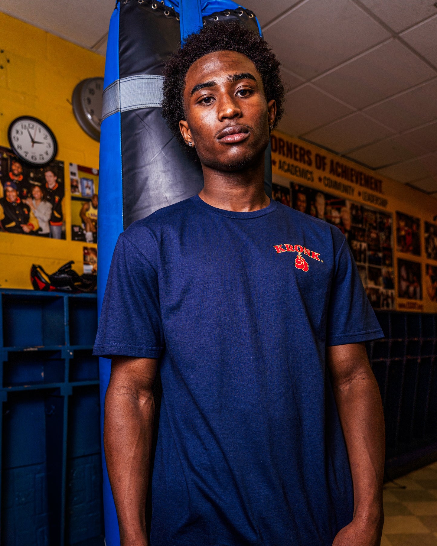 KRONK 'Boxing Team' Navy Tee - NEW! Better Tee!