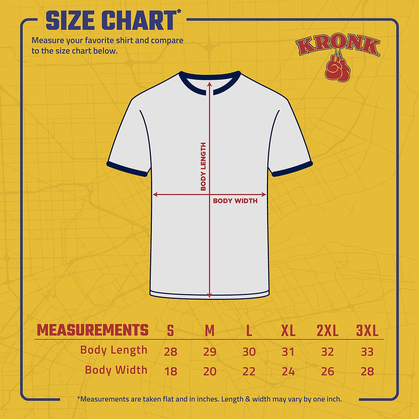 KRONK 'City Fist' Ringer Tee