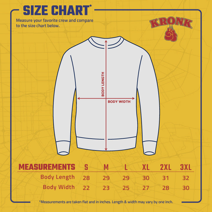 Ty Mopkins x KRONK Athletic Crew Neck - Navy/Red