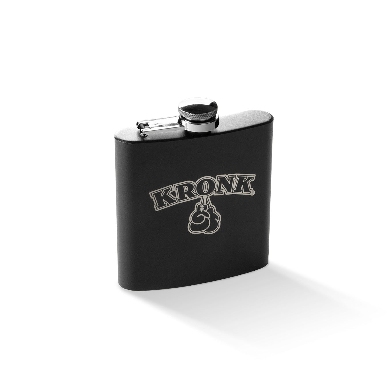 KRONK 'Silver Logo' Flask