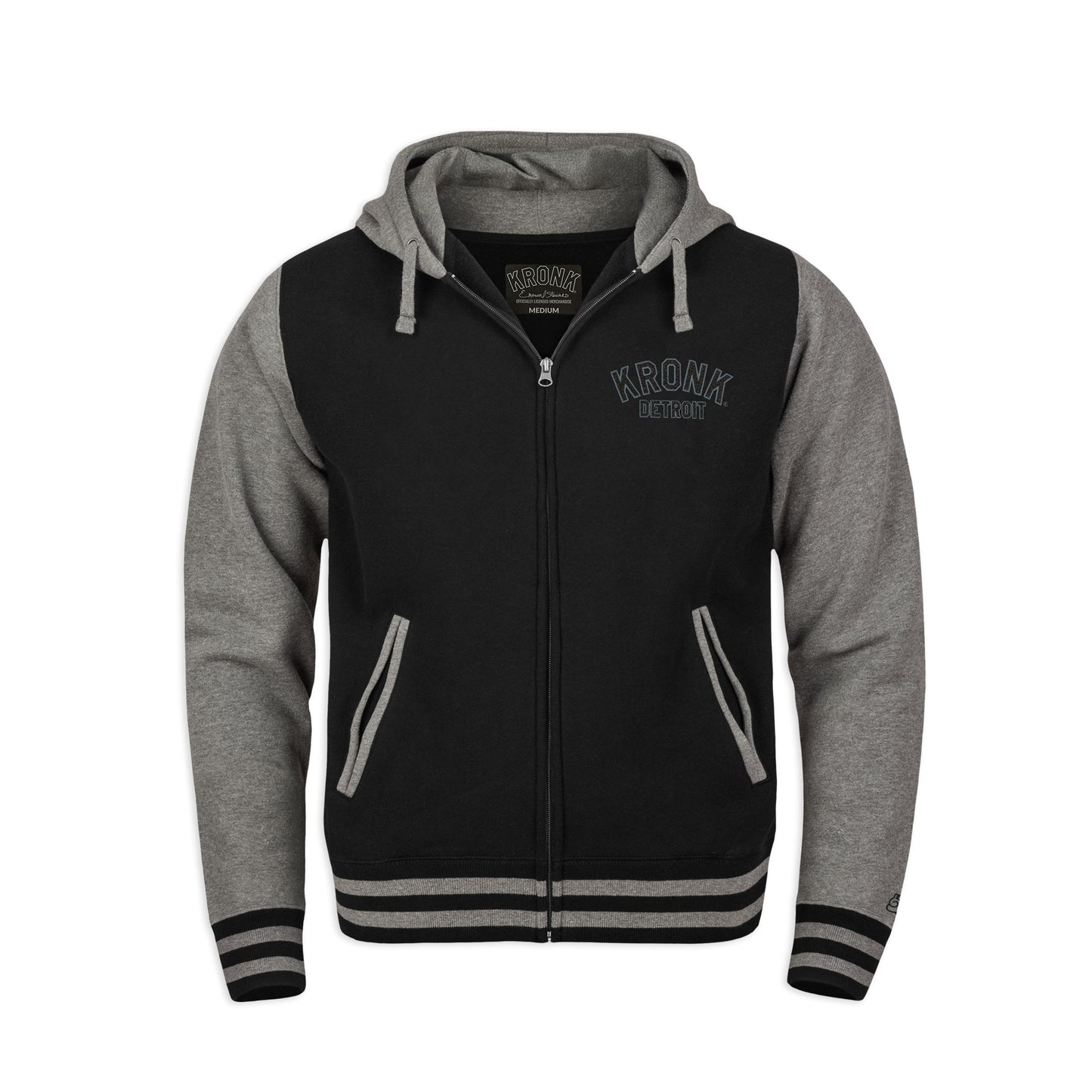 KRONK ‘Pain and Fame’ Varsity Zip Hoodie