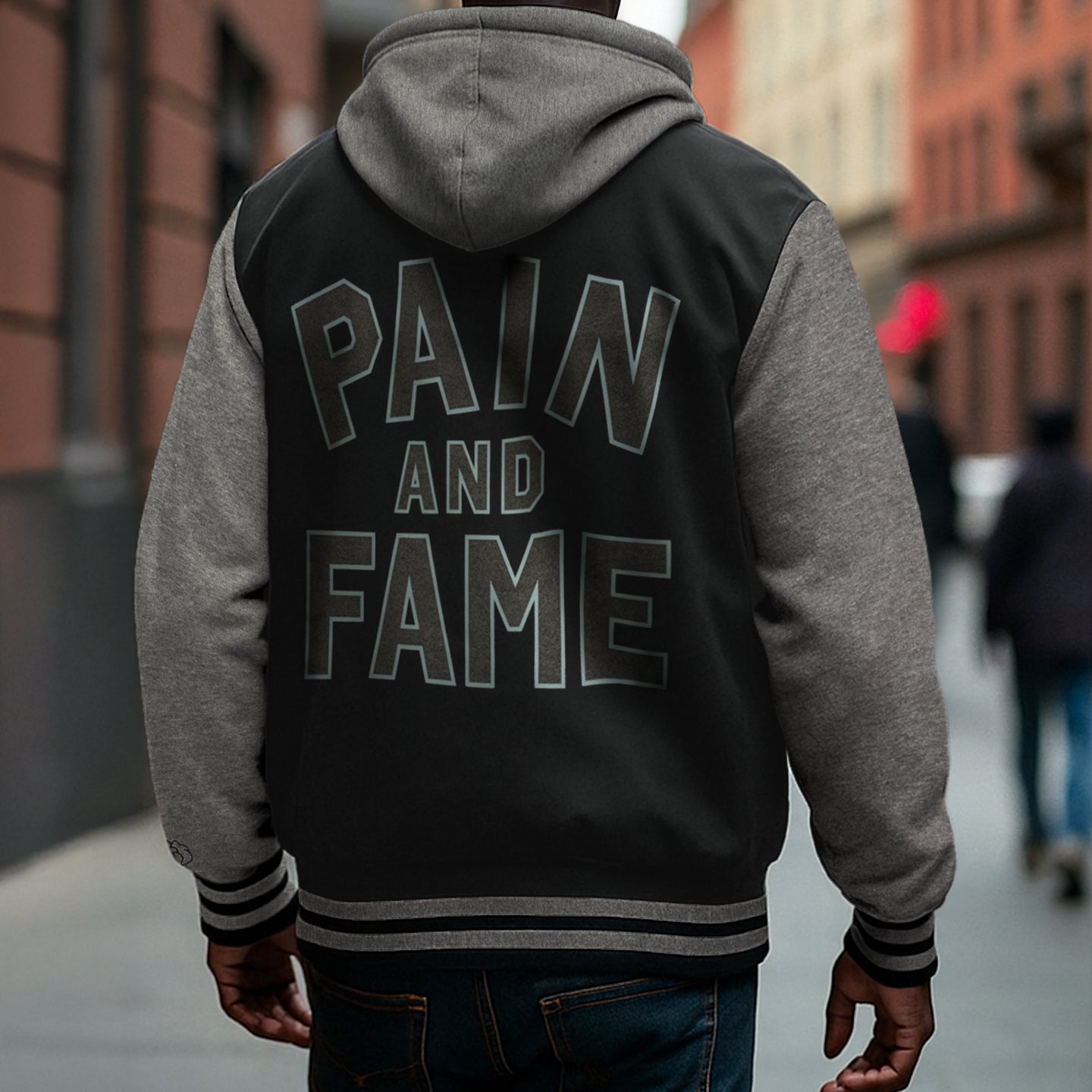 KRONK ‘Pain and Fame’ Varsity Zip Hoodie