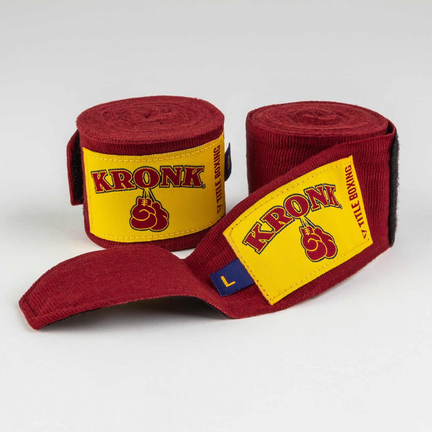 KRONK Boxing Gym Red Hand Wraps
