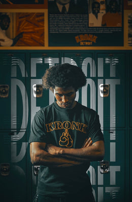 KRONK 'Heavyweight' Tee - Black & Gold