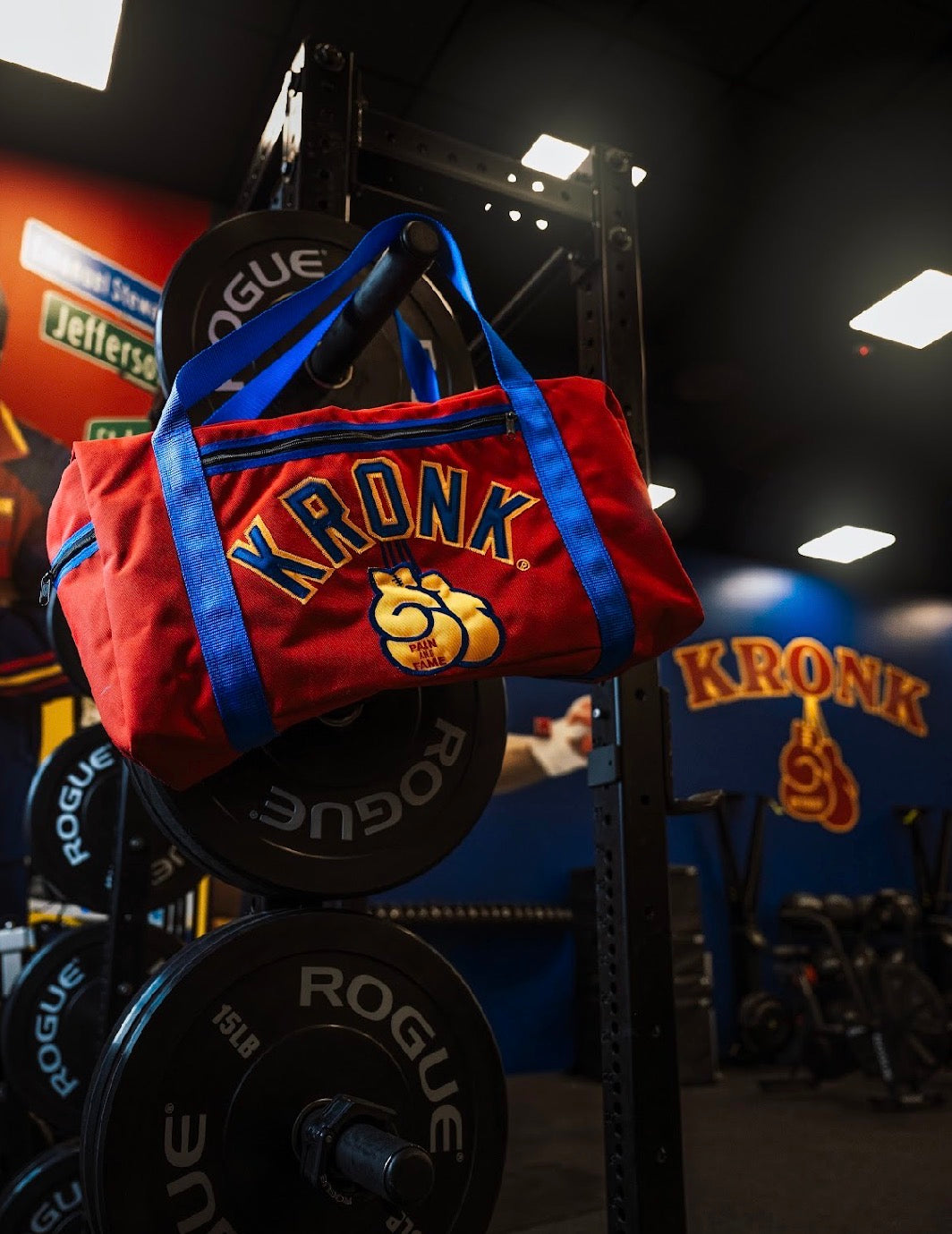 KRONK® Classic Boxing Gym Bag - Red