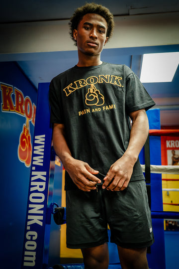 KRONK 'Heavyweight' Tee - Black & Gold
