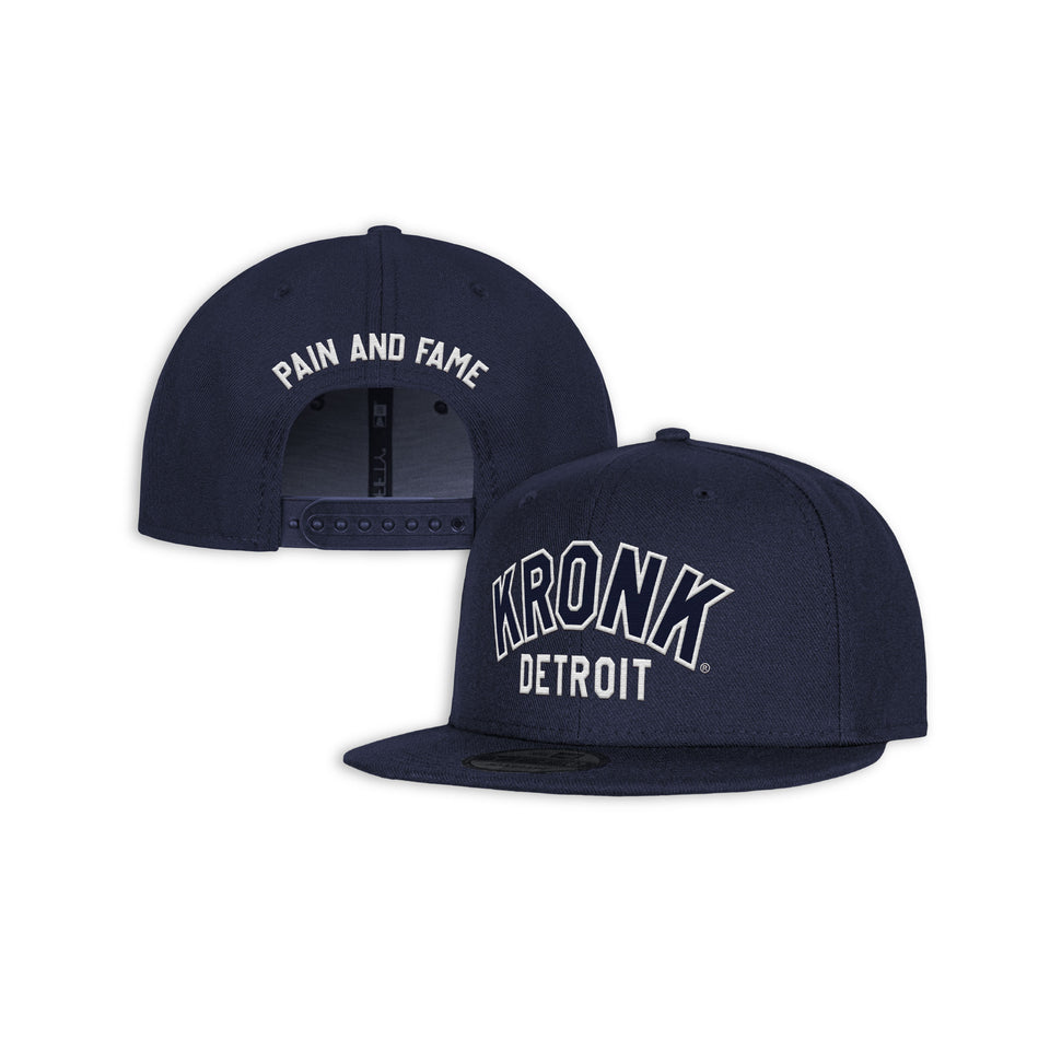 KRONK 'White Arch Logo' New Era 9Fifty Snapback - Navy/White