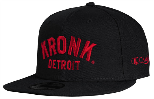 KRONK 'Ty Mopkins Red Arch Logo' New Era 9Fifty Snapback - Black/Red