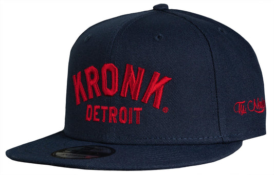 KRONK 'Ty Mopkins Red Arch Logo' New Era 9Fifty Snapback - Navy/Red