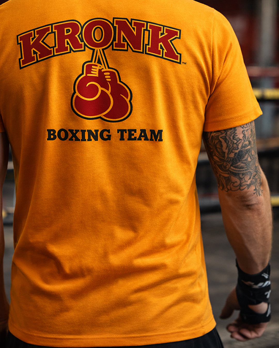 KRONK 'Boxing Team' Gold Ring Spun Tee