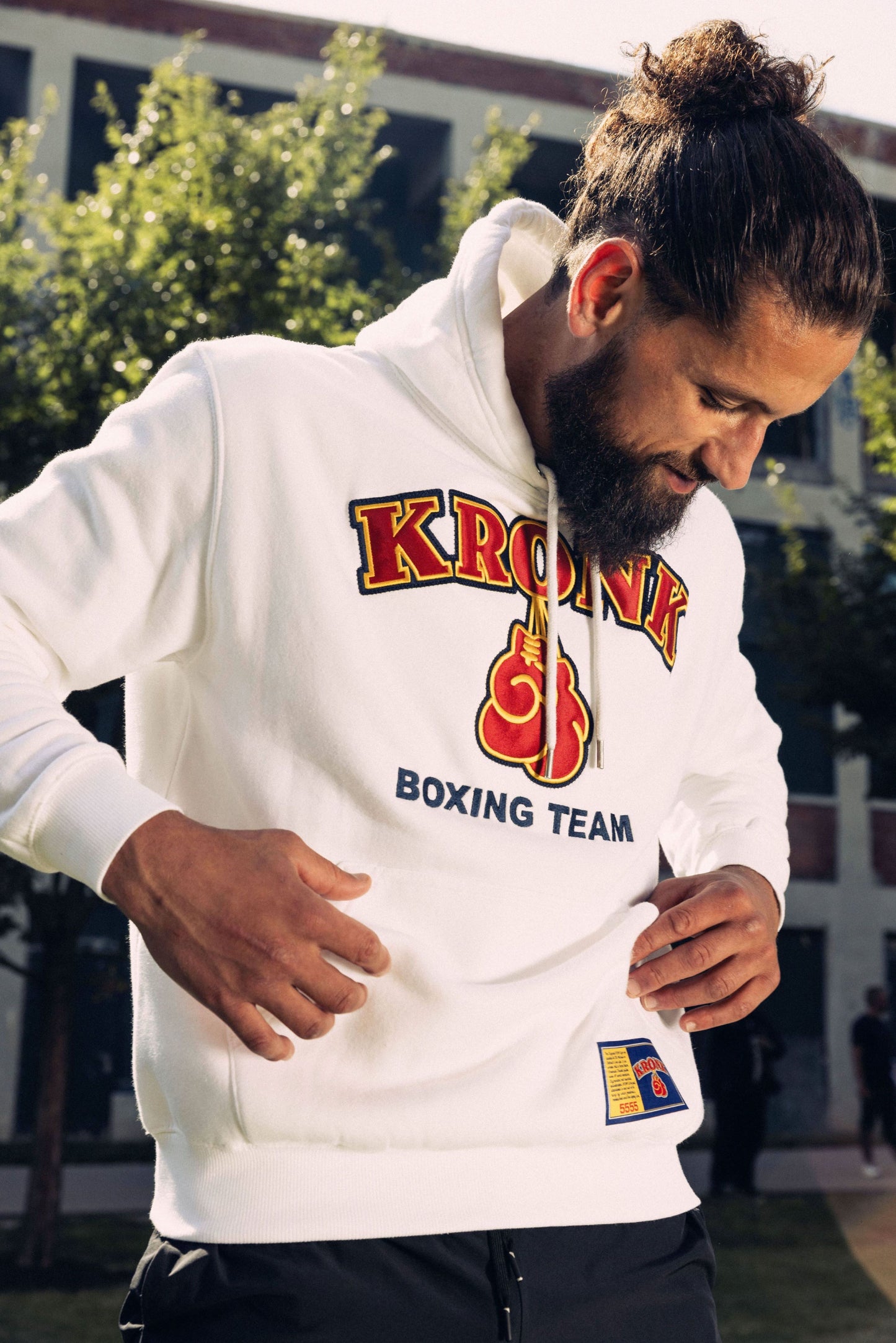 KRONK 'Boxing Team' White Hoodie