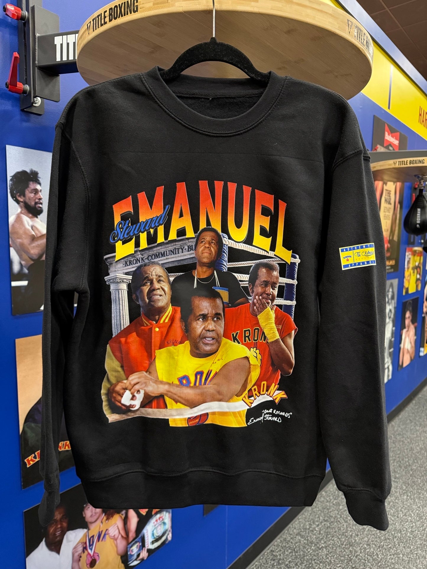 Ty Mopkins x Emanuel Steward Tribute Crewneck Sweatshirt