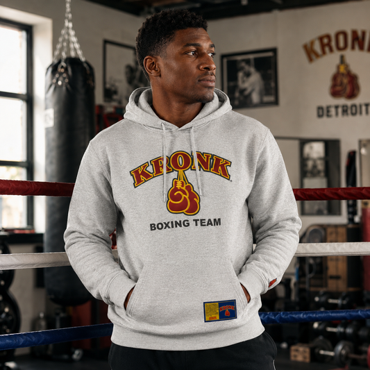 KRONK 'Boxing Team' Grey Hoodie