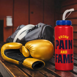 KRONK 'Pain and Fame' Squeezable Water Bottle