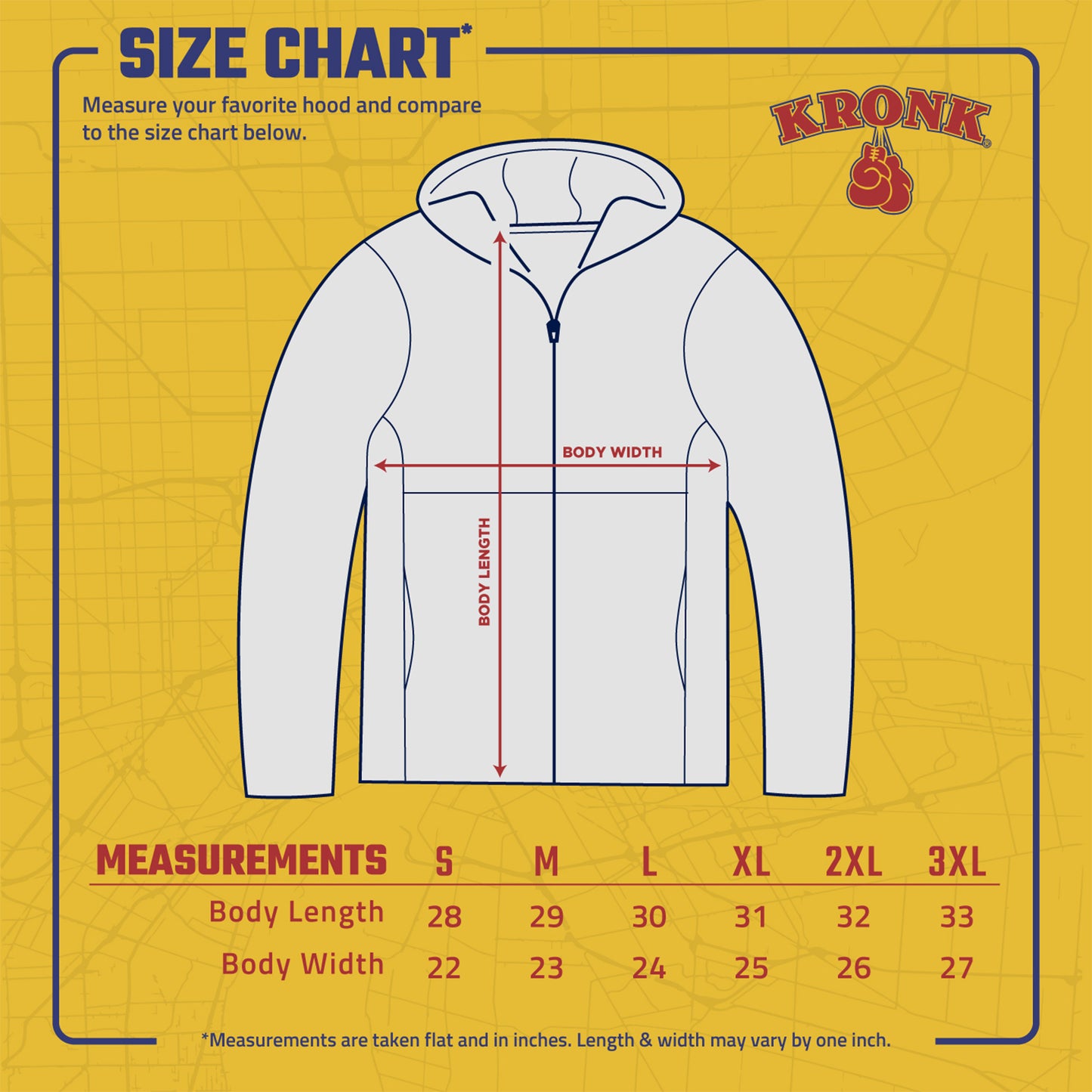 KRONK 'On We Go' Performance Full Zip Hoodie
