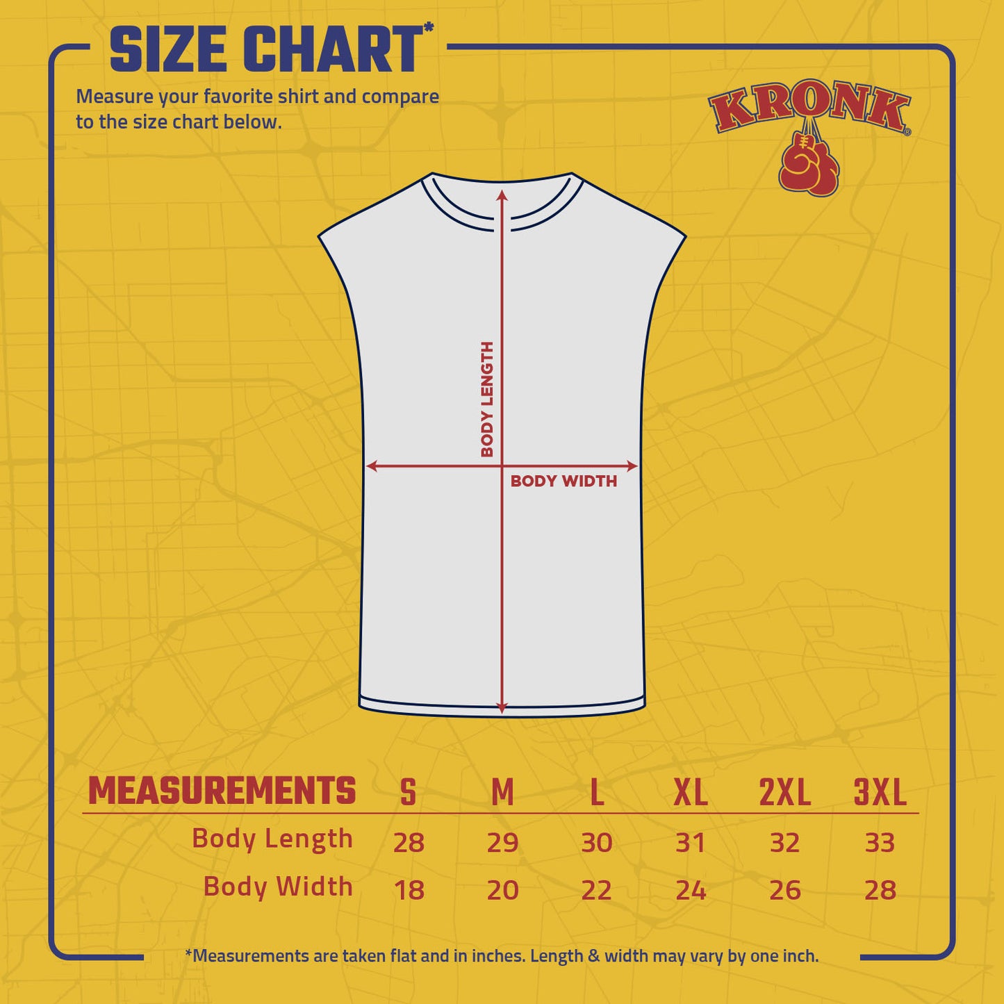 KRONK 'Throwback' Sleeveless Tee
