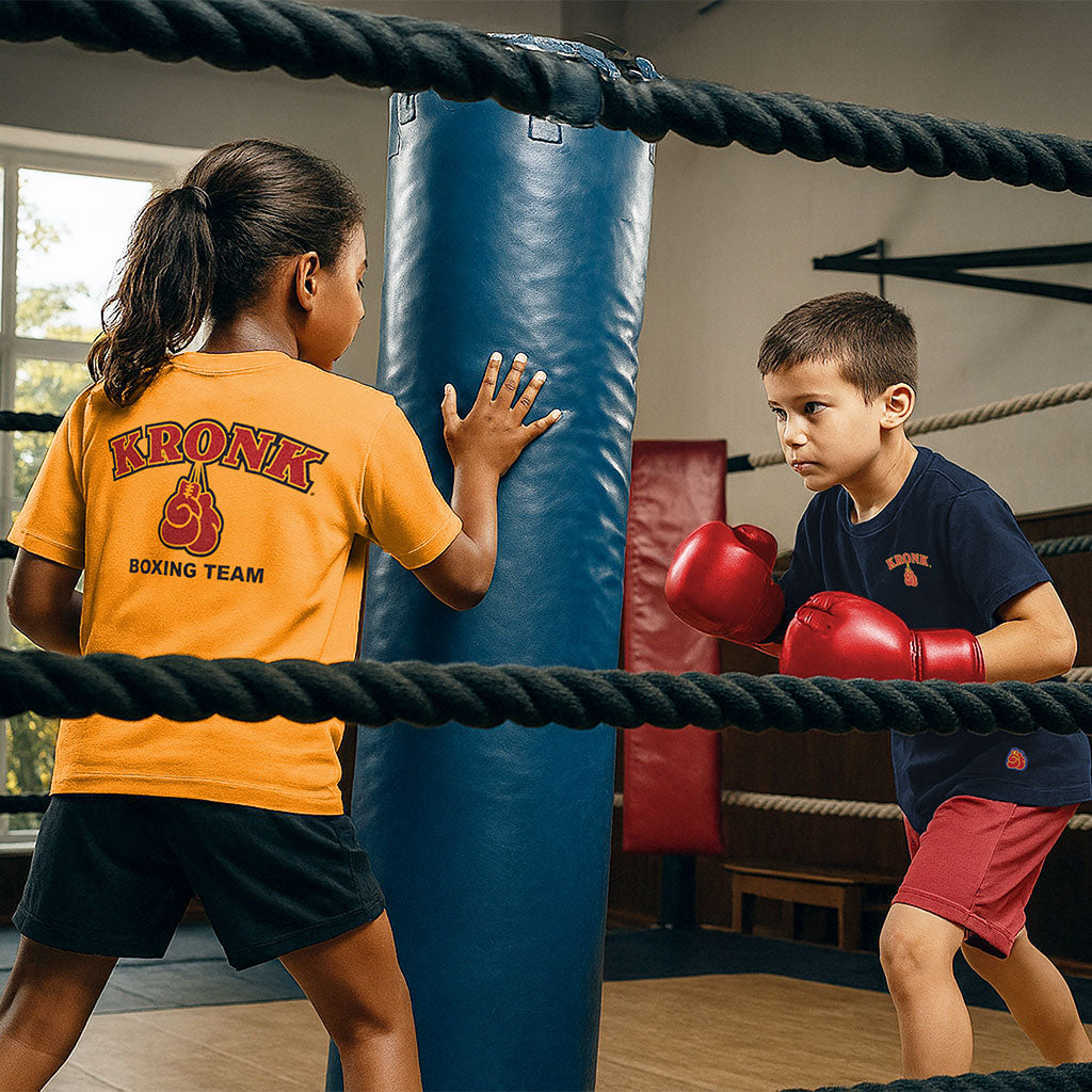 KRONK 'Boxing Team' Gold Youth Tee