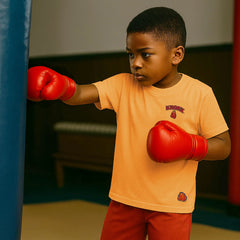 KRONK 'Boxing Team' Youth Tee - Gold