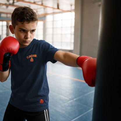 KRONK 'Boxing Team' Navy Youth Tee