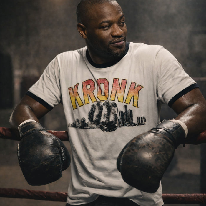 KRONK 'City Fist' Ringer Tee