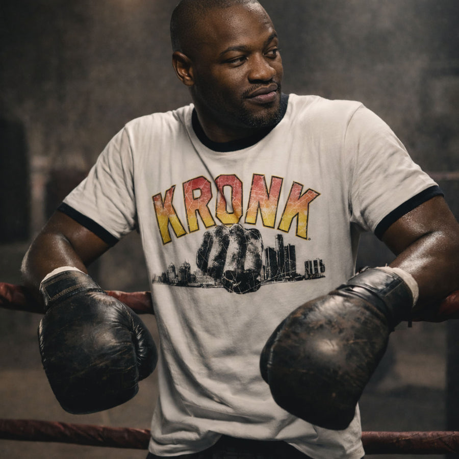 KRONK 'City Fist' Ringer Tee