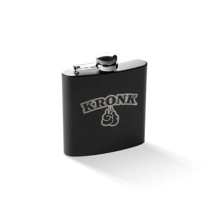KRONK 'Silver Logo' Flask