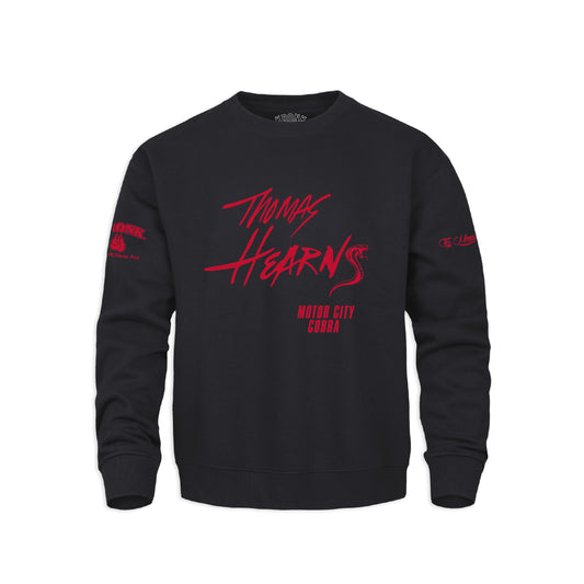 The Black Motor City Cobra Heavyweight Crewneck!