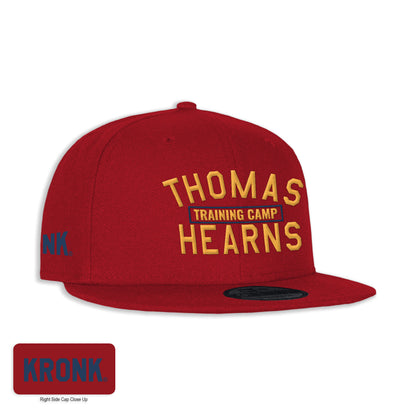 The HEARNS/KRONK Red & Gold Throwback Snapback!