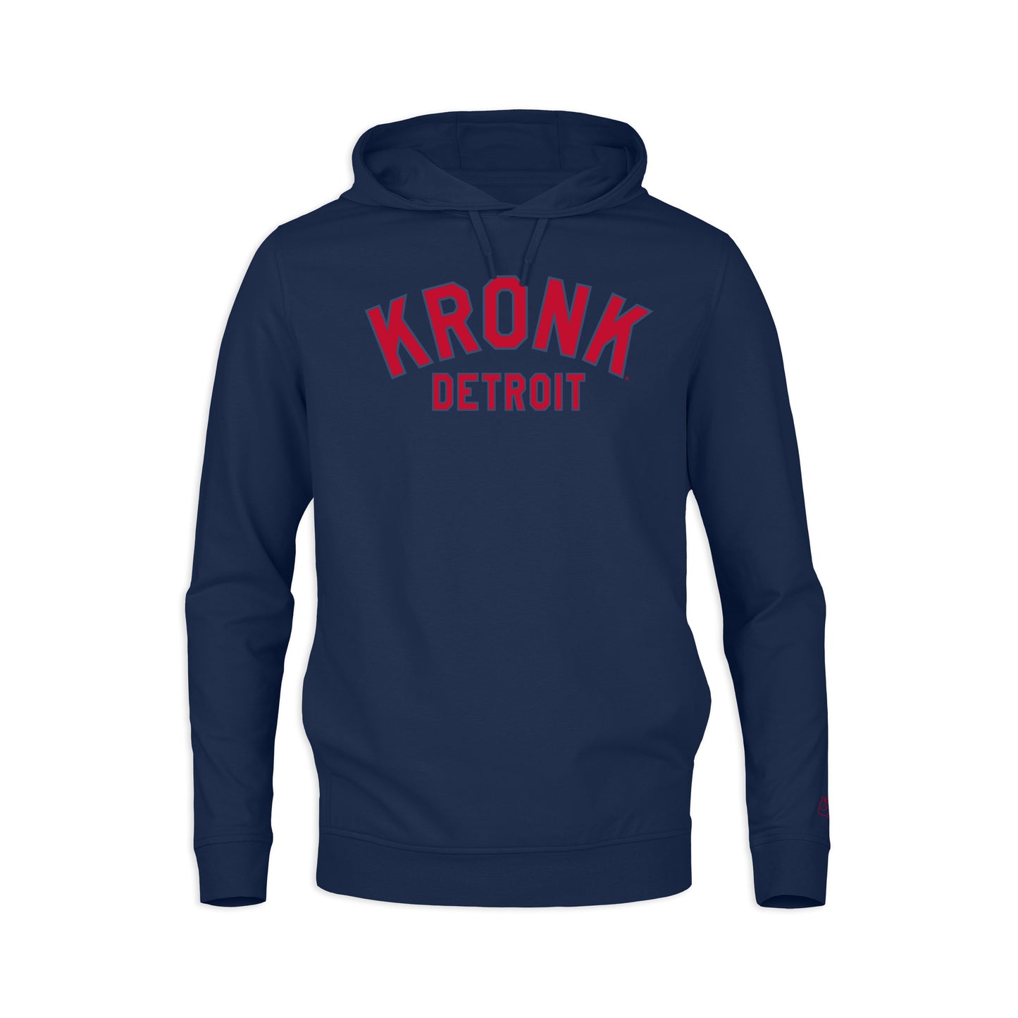 KRONK 'Detroit Outline' Performance Hoodie - Navy