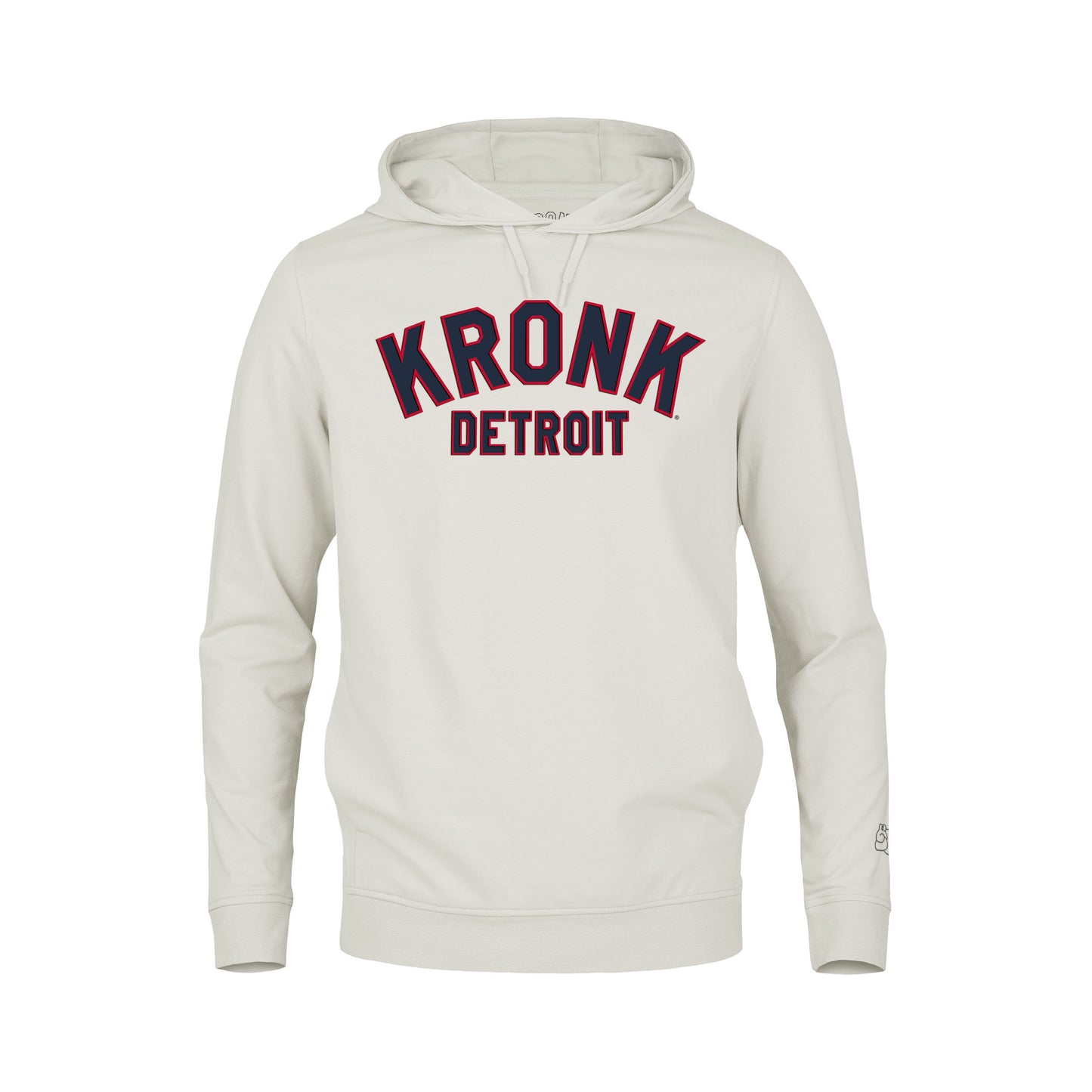 KRONK 'Detroit Outline' Performance Hoodie - Smoke