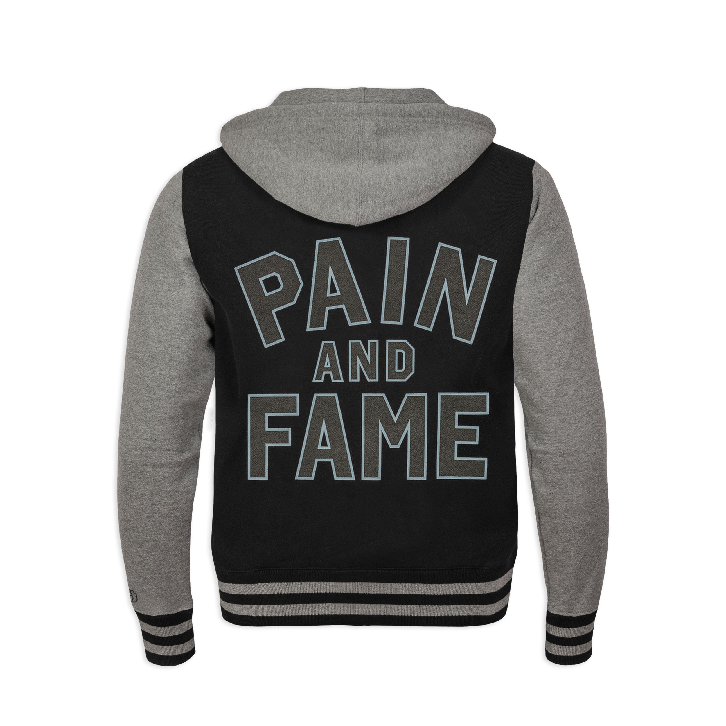 KRONK 'Pain and Fame' Varsity Zip Hoodie