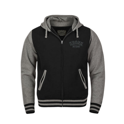KRONK ‘Pain and Fame’ Varsity Zip Hoodie