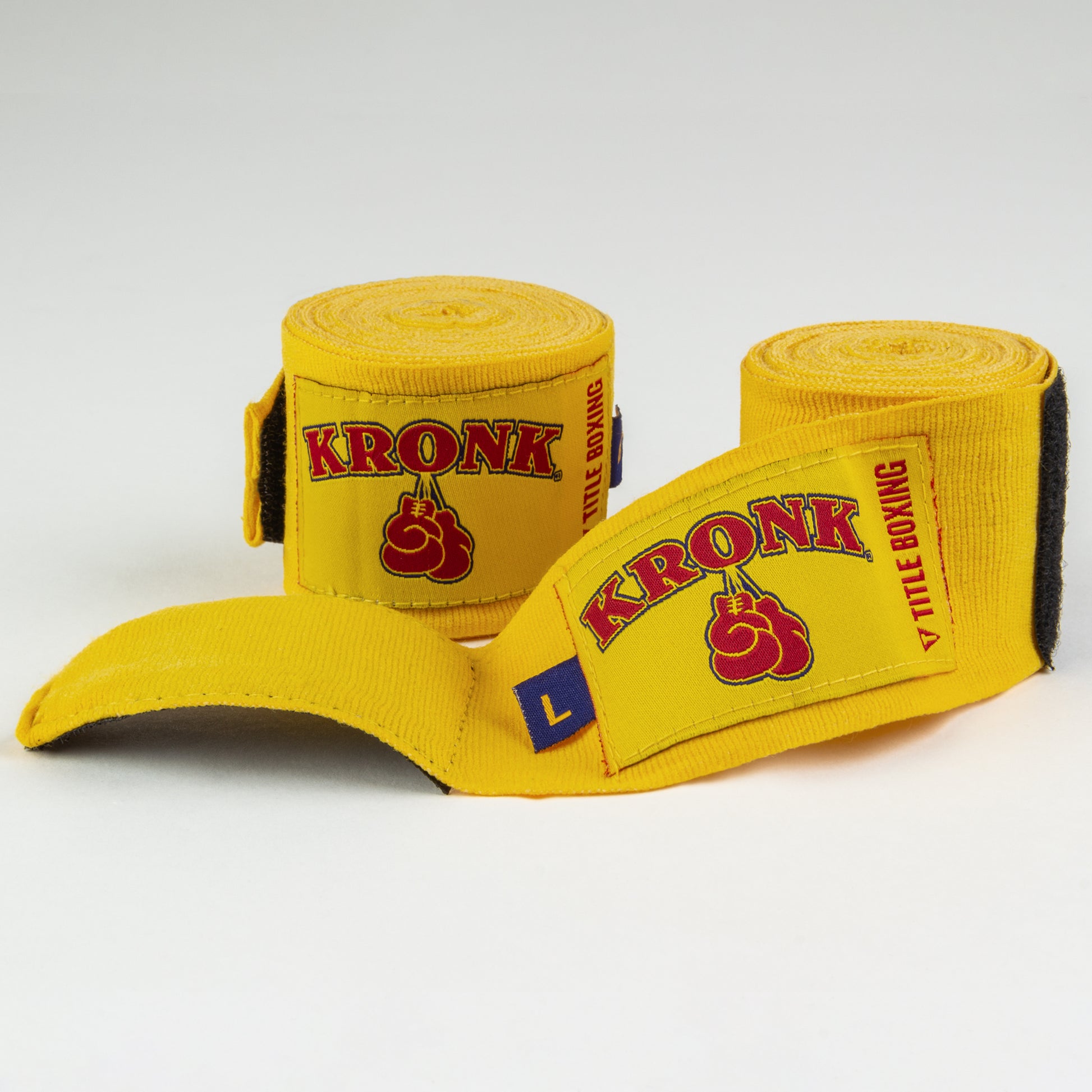 Title Boxing Kronk Gym Apparel KRONK Boxing Gym Gold Hand Wraps