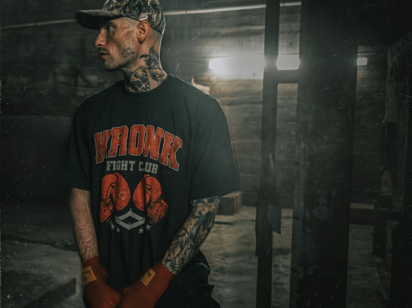 KRONK 'Boxing Ring' Heavyweight Tee - KEN_2071.jpg