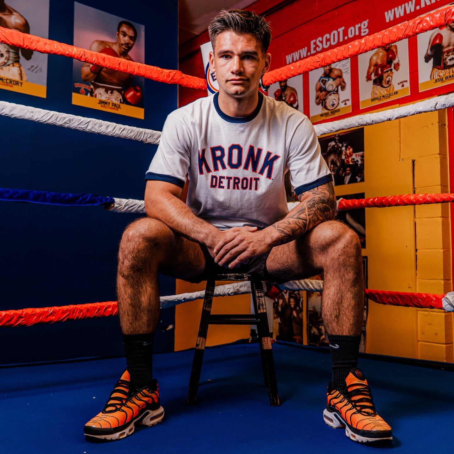 KRONK 'Detroit' Ringer Tee