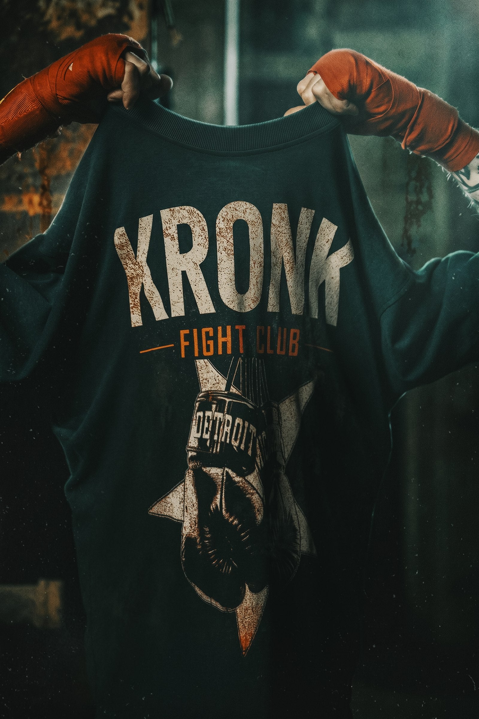 KRONK 'Fight Club with Gloves' Heavyweight Tee - KEN_2289.jpg