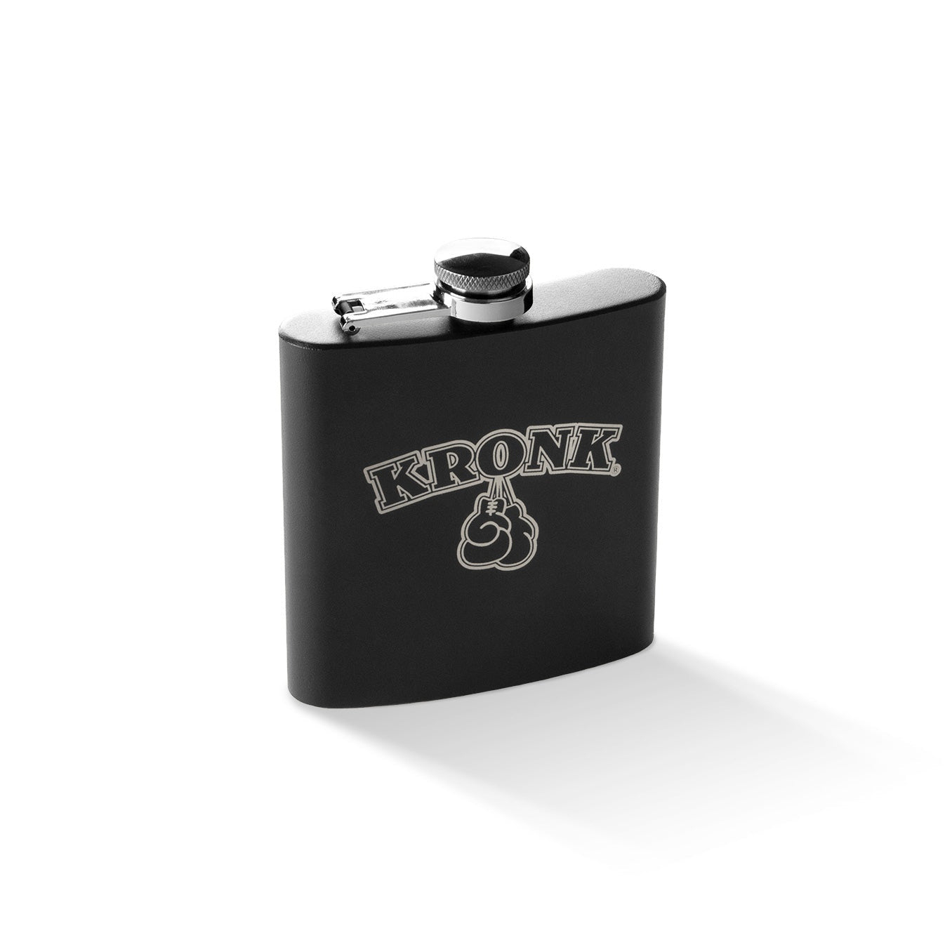KRONK 'Silver Logo' Flask