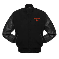 Classic KRONK Varsity Jacket (Blk/Red)