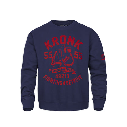 Ty Mopkins x KRONK Athletic Crew Neck - Navy/Red