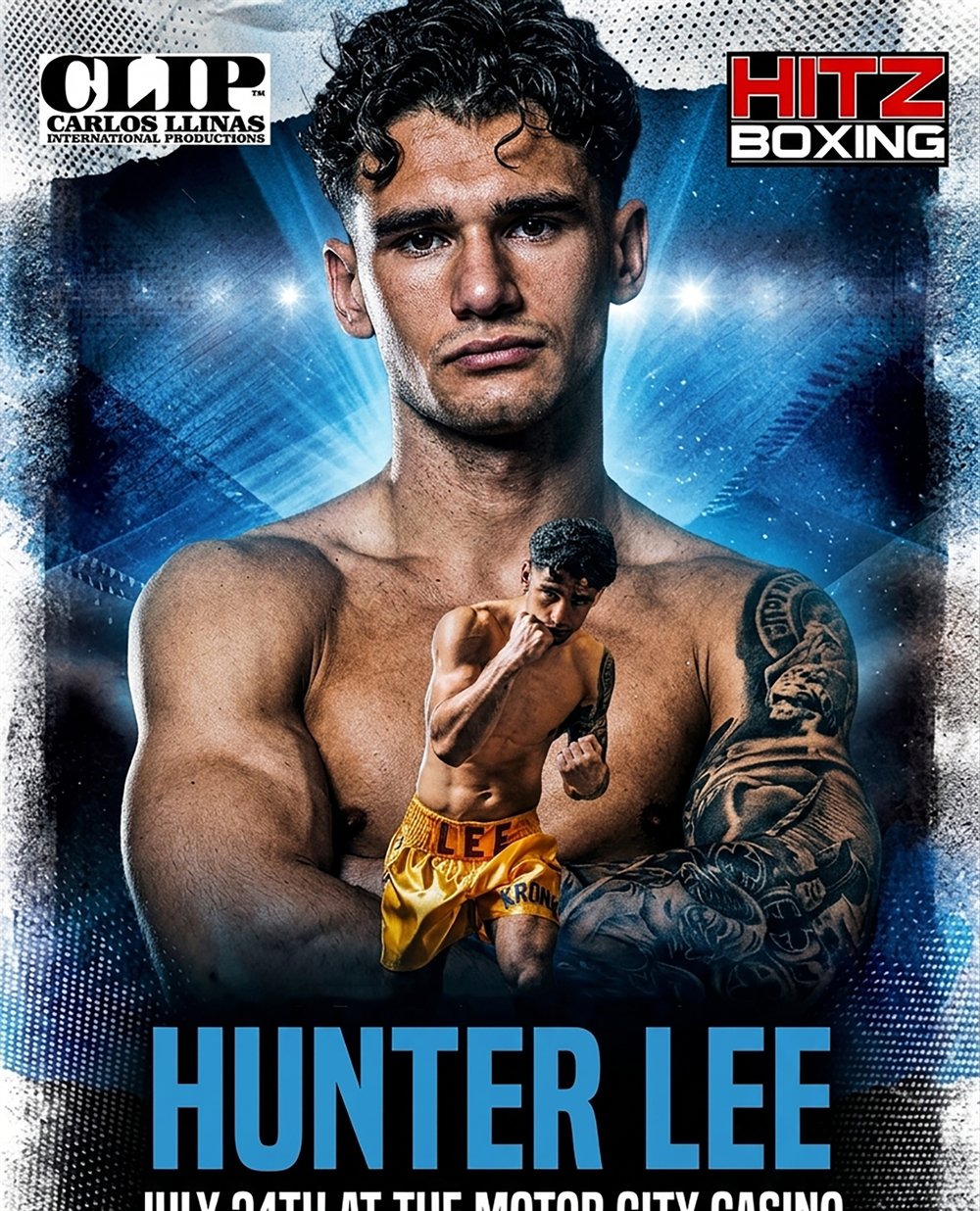 Hunter Lee Night of Knockouts XLII fight poster